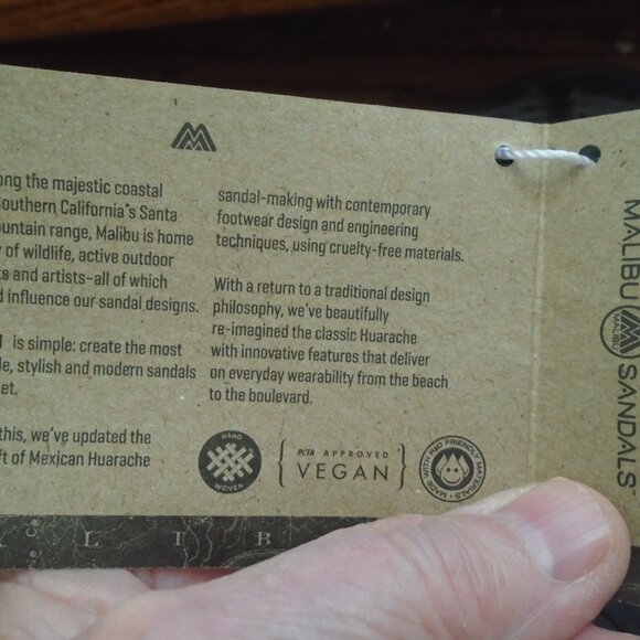 Malibu Canyon The Modern Huarache Sandals womens size 4 NEW - Picture 7 of 9